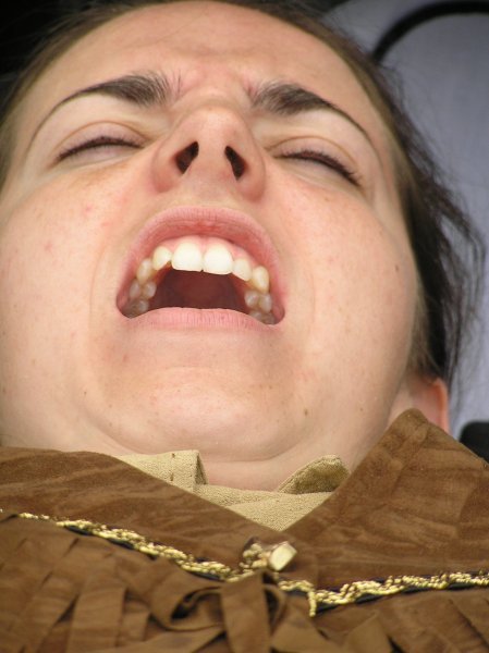 girl shot again, o-face
